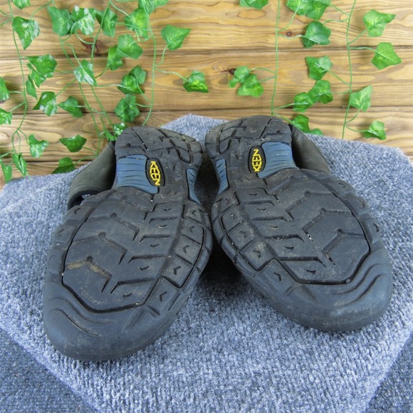 KEEN Men Newport Fisherman Black Leather Size 10.5 Medium ‎ Used 2025 main image 6